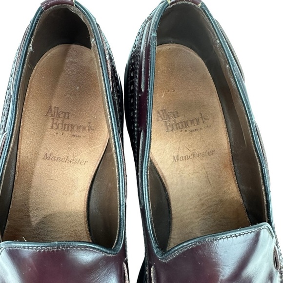 Allen Edmonds Manchester Longwing Tassel Loafer Brown Calf Leather Mens Size 9.5 main image 8